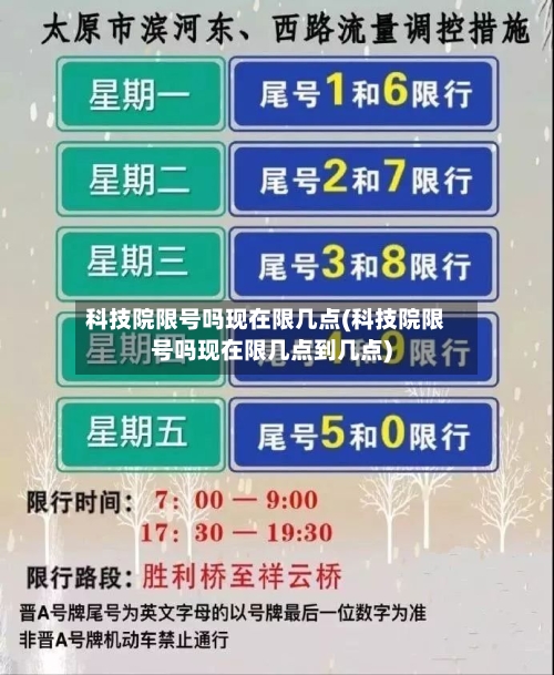 科技院限号吗现在限几点(科技院限号吗现在限几点到几点)