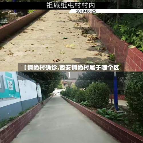 【铺尚村确诊,西安铺尚村属于哪个区】-第2张图片