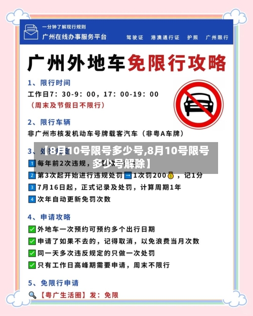 【8月10号限号多少号,8月10号限号多少号解除】