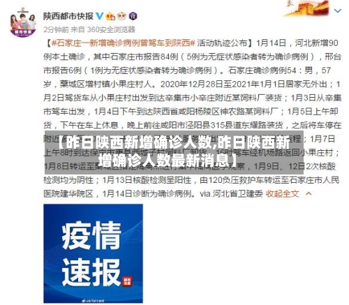 【昨日陕西新增确诊人数,昨日陕西新增确诊人数最新消息】-第2张图片