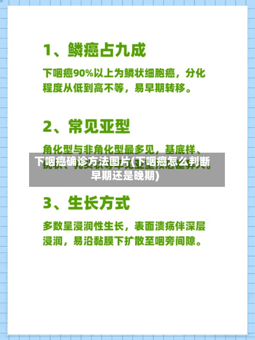 下咽癌确诊方法图片(下咽癌怎么判断早期还是晚期)