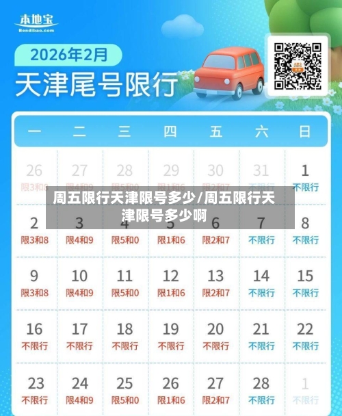 周五限行天津限号多少/周五限行天津限号多少啊-第2张图片