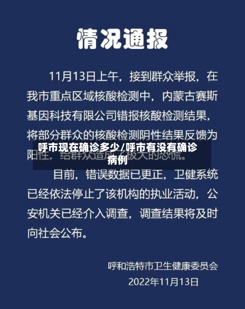 呼市现在确诊多少/呼市有没有确诊病例-第2张图片