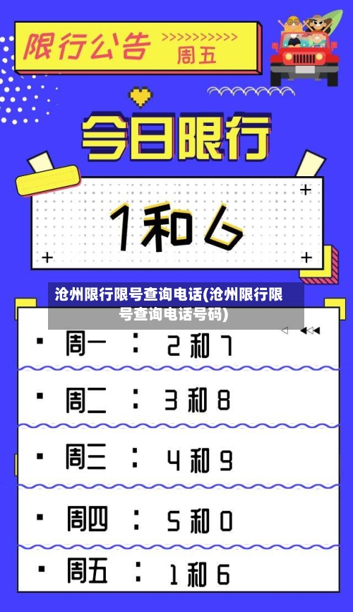 沧州限行限号查询电话(沧州限行限号查询电话号码)-第2张图片