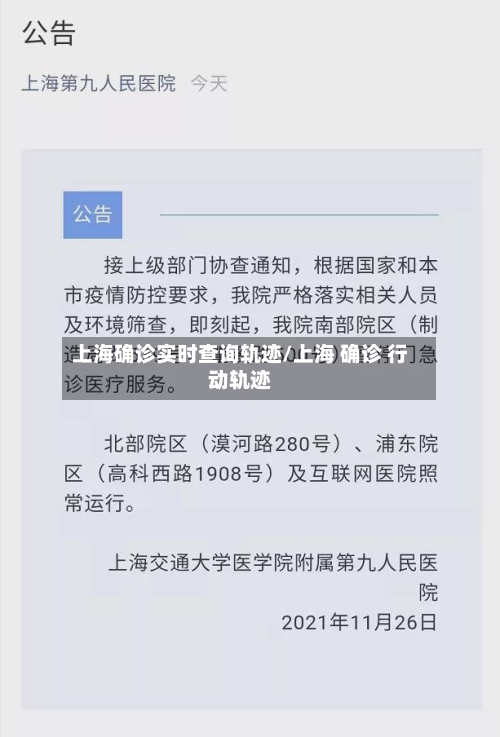 上海确诊实时查询轨迹/上海 确诊 行动轨迹