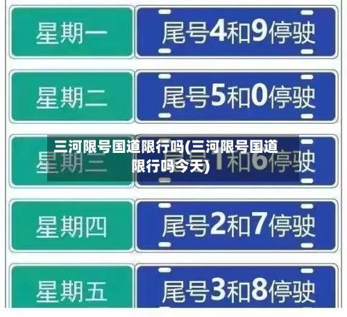 三河限号国道限行吗(三河限号国道限行吗今天)