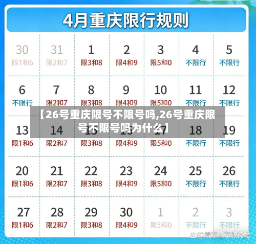 【26号重庆限号不限号吗,26号重庆限号不限号吗为什么】-第3张图片