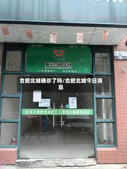 合肥北城确诊了吗/合肥北城今日消息