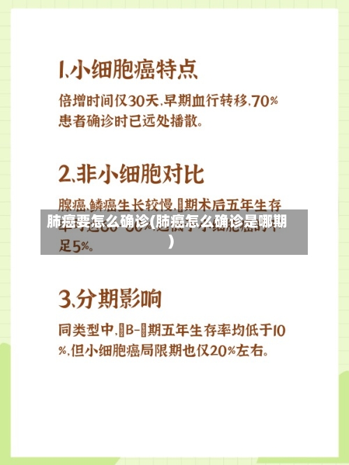 肺癌要怎么确诊(肺癌怎么确诊是哪期)-第2张图片