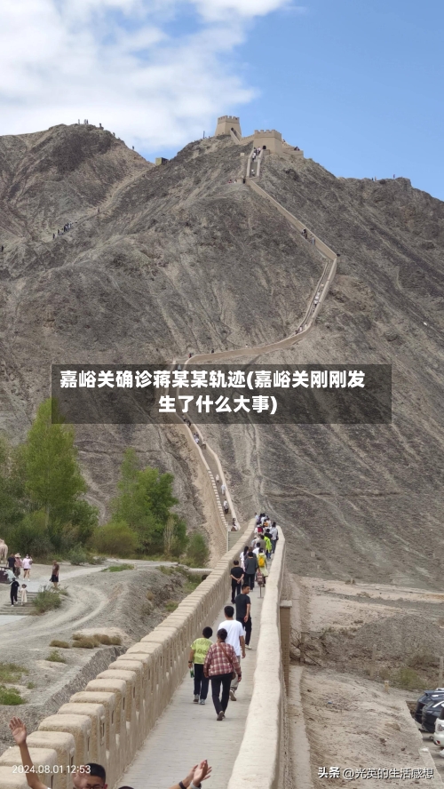 嘉峪关确诊蒋某某轨迹(嘉峪关刚刚发生了什么大事)