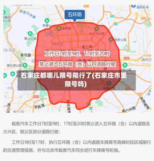 石家庄都哪儿限号限行了(石家庄市里限号吗)