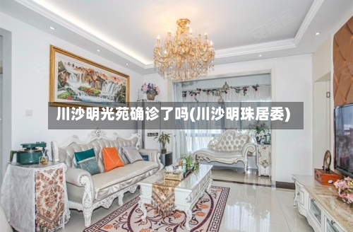 川沙明光苑确诊了吗(川沙明珠居委)-第2张图片