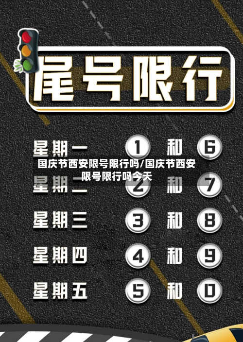 国庆节西安限号限行吗/国庆节西安限号限行吗今天