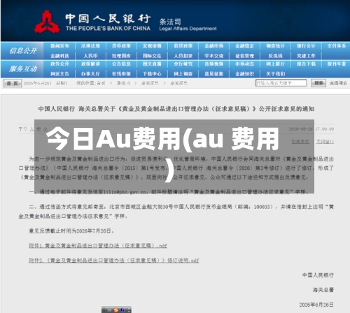 今日Au费用(au 费用)-第3张图片