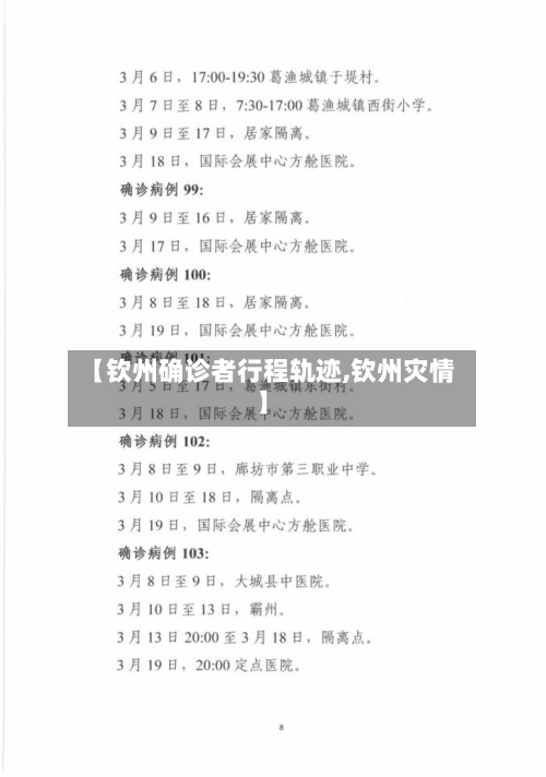 【钦州确诊者行程轨迹,钦州灾情】-第3张图片