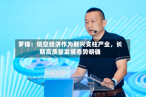 罗锋：低空经济作为新兴支柱产业，长期高质量发展态势明确-第2张图片