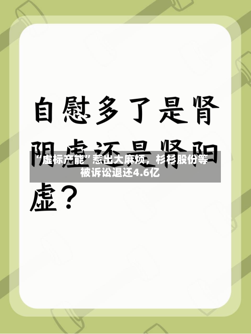 “虚标产能	”惹出大麻烦	，杉杉股份等被诉讼退还4.6亿-第1张图片