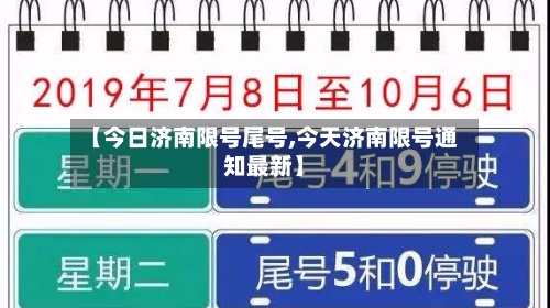 【今日济南限号尾号,今天济南限号通知最新】-第2张图片