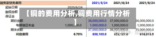 【铜的费用分析,铜费用行情分析】-第2张图片