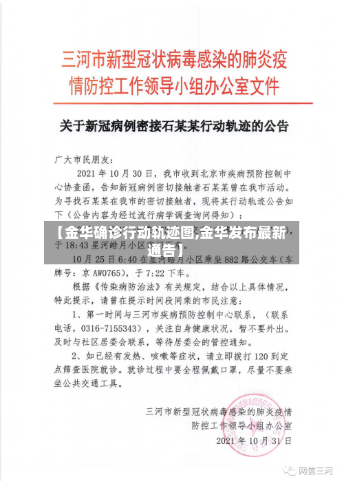 【金华确诊行动轨迹图,金华发布最新通告】-第2张图片