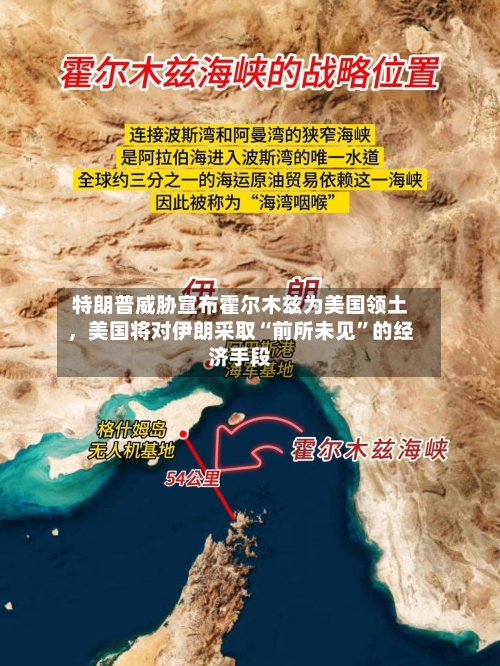 特朗普威胁宣布霍尔木兹为美国领土，美国将对伊朗采取“前所未见”的经济手段-第2张图片