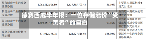 德赛西威半年报：一位存储涨价“受害者	”的自白-第2张图片