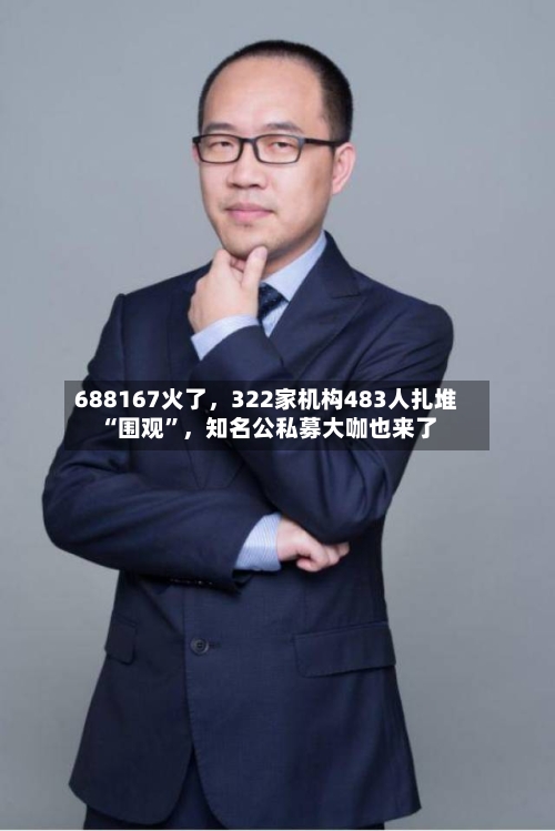 688167火了，322家机构483人扎堆“围观”	，知名公私募大咖也来了-第2张图片