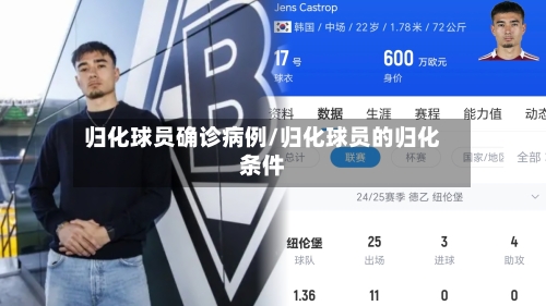 归化球员确诊病例/归化球员的归化条件