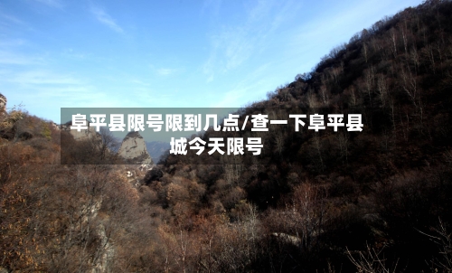 阜平县限号限到几点/查一下阜平县城今天限号-第3张图片