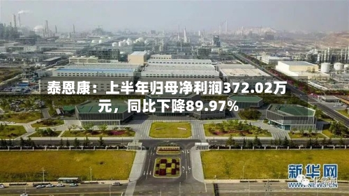 泰恩康：上半年归母净利润372.02万元，同比下降89.97%-第2张图片