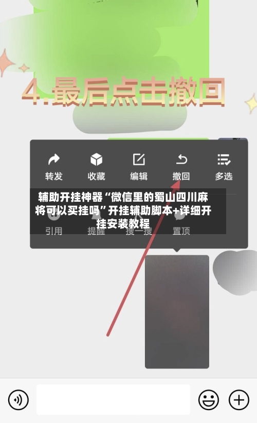辅助开挂神器“微信里的蜀山四川麻将可以买挂吗”开挂辅助脚本+详细开挂安装教程-第3张图片