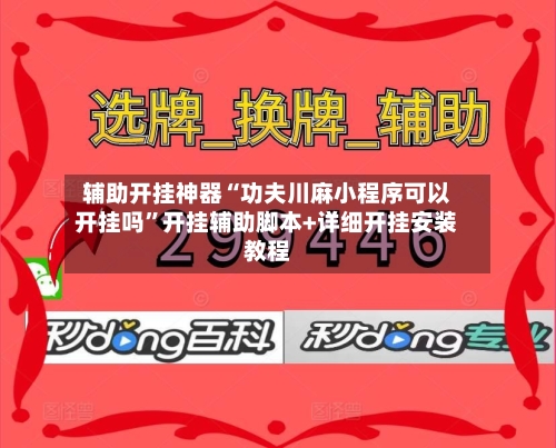 辅助开挂神器“功夫川麻小程序可以开挂吗”开挂辅助脚本+详细开挂安装教程-第2张图片