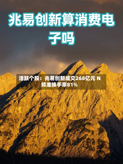 活跃个股：兆易创新成交268亿元 N频准换手率81%-第2张图片