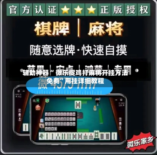 辅助神器“ 微乐捉鸡打麻将开挂方法免费”用挂详细教程-第3张图片