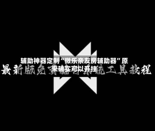 辅助神器定制“微乐亲友房辅助器”原来确实可以开挂-第3张图片