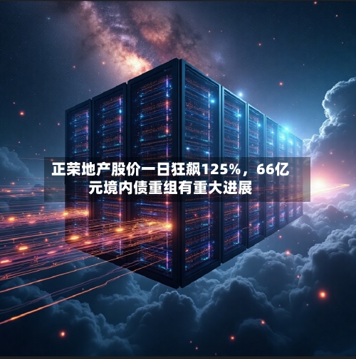 正荣地产股价一日狂飙125%，66亿元境内债重组有重大进展-第3张图片