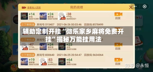 辅助定制开挂“微乐家乡麻将免费开挂”揭秘万能挂用法-第2张图片