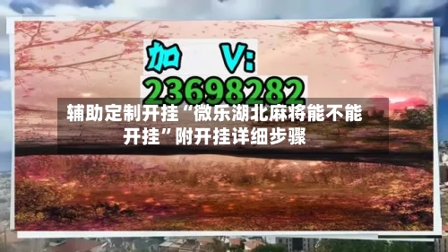 辅助定制开挂“微乐湖北麻将能不能开挂”附开挂详细步骤