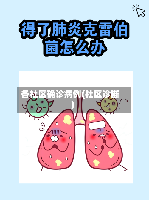 各社区确诊病例(社区诊断)