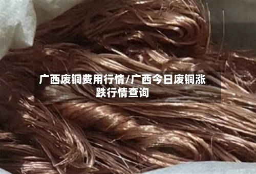 广西废铜费用行情/广西今日废铜涨跌行情查询-第3张图片