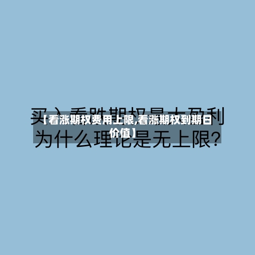 【看涨期权费用上限,看涨期权到期日价值】-第3张图片