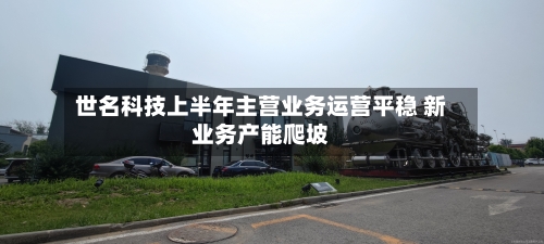 世名科技上半年主营业务运营平稳 新业务产能爬坡-第3张图片