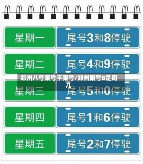 郑州八号限号不限号/郑州限号8是周几-第3张图片