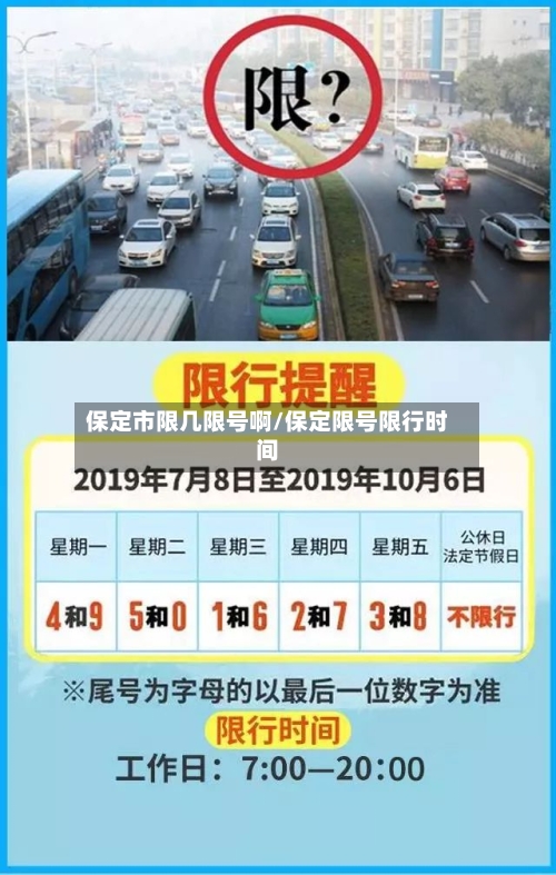 保定市限几限号啊/保定限号限行时间-第2张图片