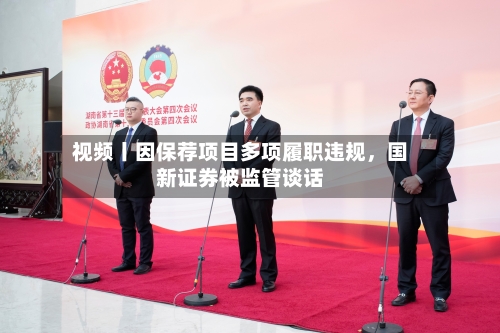 视频丨因保荐项目多项履职违规，国新证券被监管谈话