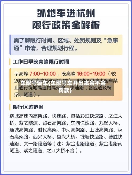 车限号辆车(车限号车开出来会不会罚款)-第2张图片