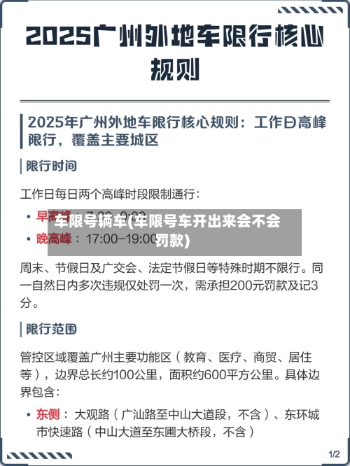 车限号辆车(车限号车开出来会不会罚款)