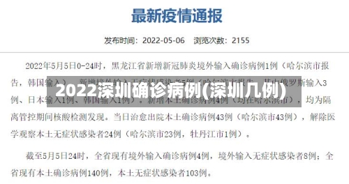 2022深圳确诊病例(深圳几例)-第3张图片