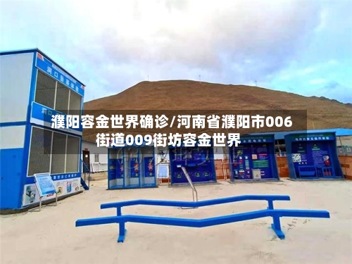 濮阳容金世界确诊/河南省濮阳市006街道009街坊容金世界