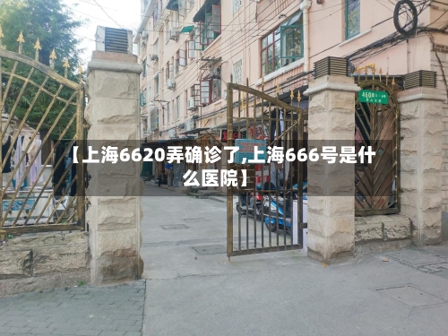 【上海6620弄确诊了,上海666号是什么医院】-第3张图片